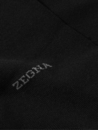 Zegna - Logo-Embroidered Cotton-Blend Socks