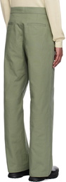 Jil Sander Khaki Four-Pocket Trousers