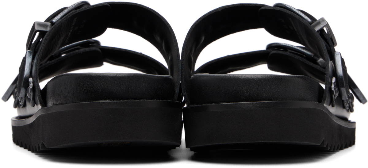 Toga Virilis SSENSE Exclusive Black Buckle Sandals
