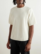 Goldwin - WF Light Waffle-Knit Delta Solotex T-Shirt - White