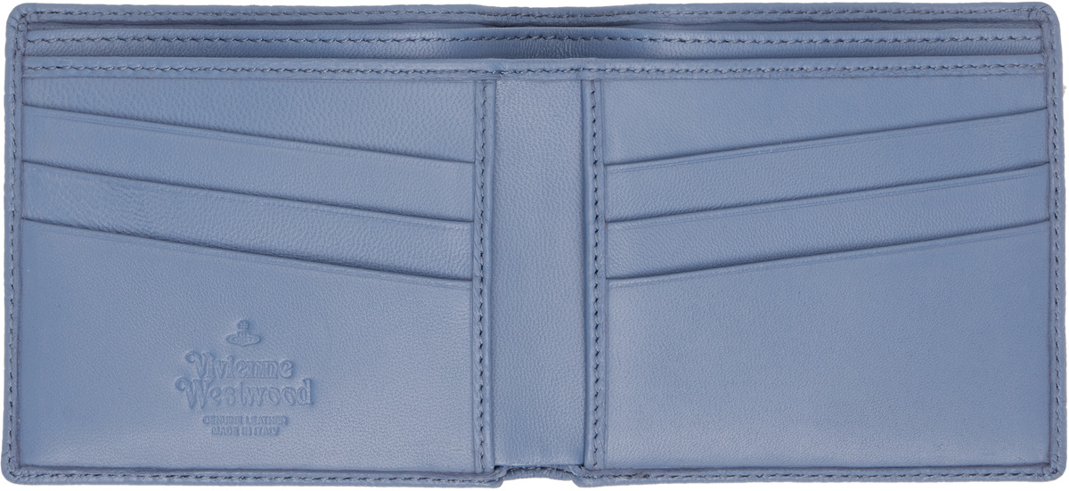 Vivienne Westwood MAN \" BLUE” Vivienne Westwood Embossed Man Card Holder blue