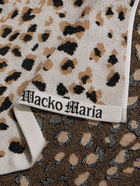 Wacko Maria - Leopard-Print Cotton-Jacquard Beach Towel