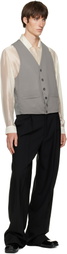 SOSHIOTSUKI Gray Last Button Vest