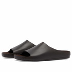 Loewe Men's Leather Sandal in Dark Brown
