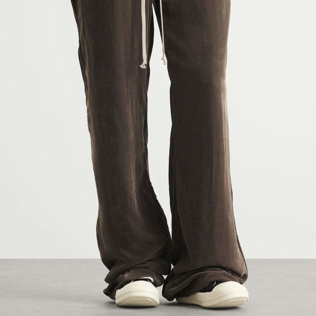 Rick Owens DRKSHDW Women's High Top Sneakers in Black/Milk