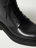 VINNY's - Officer Glossed-Leather Boots - Black