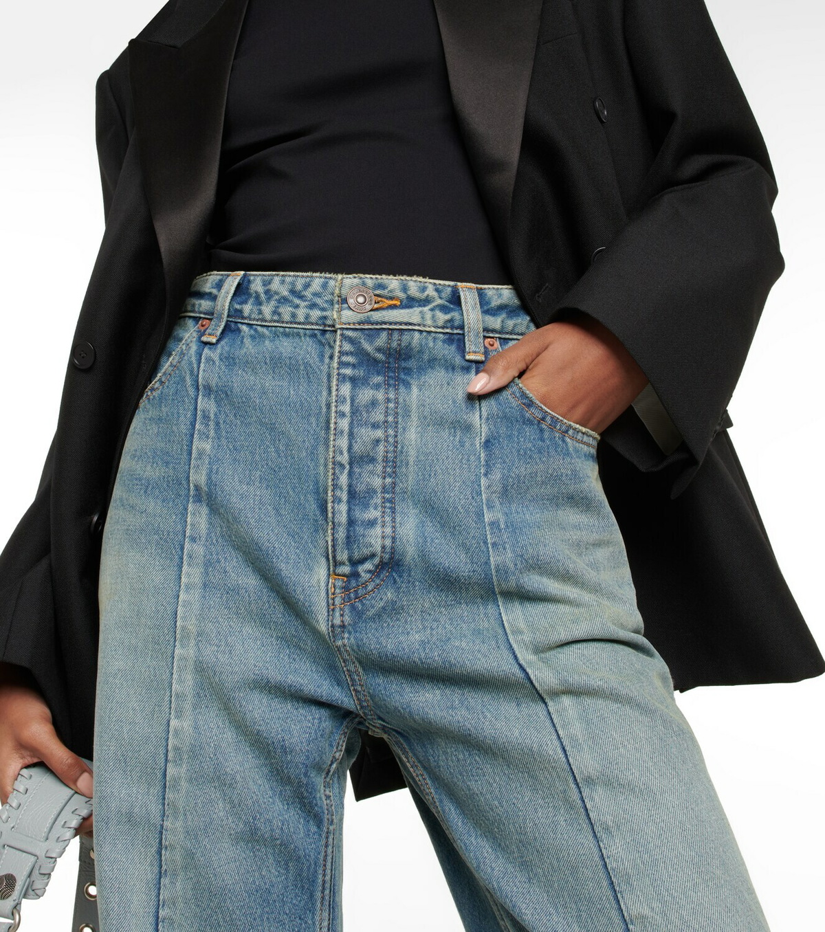 Balenciaga Black Baggy Jeans Balenciaga