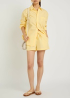 Matteau Cotton-poplin Shirt Yellow