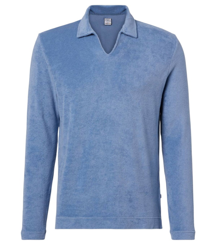 Photo: Fedeli Peter cotton terry polo shirt