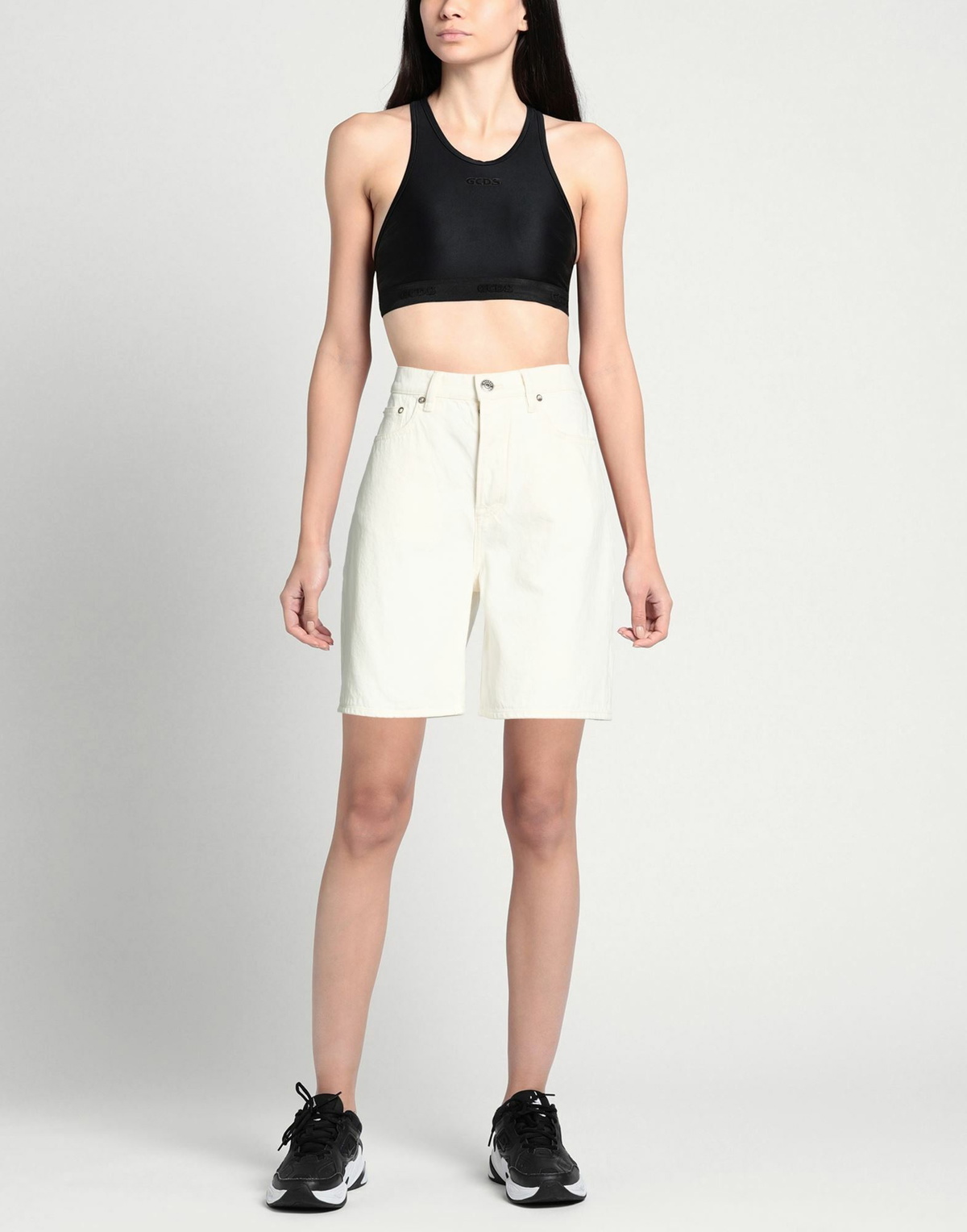 Samsøe Φ Samsøe Womens Denim shorts in White