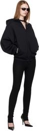 Fear of God ESSENTIALS Black 90s Fleece Zip-Up Hoodie
