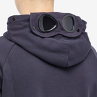 C.P. Company Men's Goggle Popover Hoody in Total Eclipse