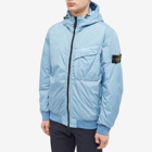 Stone Island Men's Pocket Detail Crinkle Reps Jacket in Mid Blue