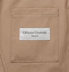 Officine Generale - Armie Unstructured Cotton-Poplin Suit Jacket - Neutrals