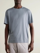 Eleventy - Cotton-Jersey T-Shirt - Blue