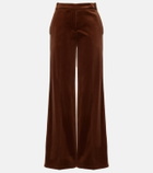 Dorothee Schumacher Elegance Softness velvet wide-leg pants