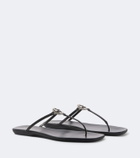 Gucci Interlocking G leather thong sandals