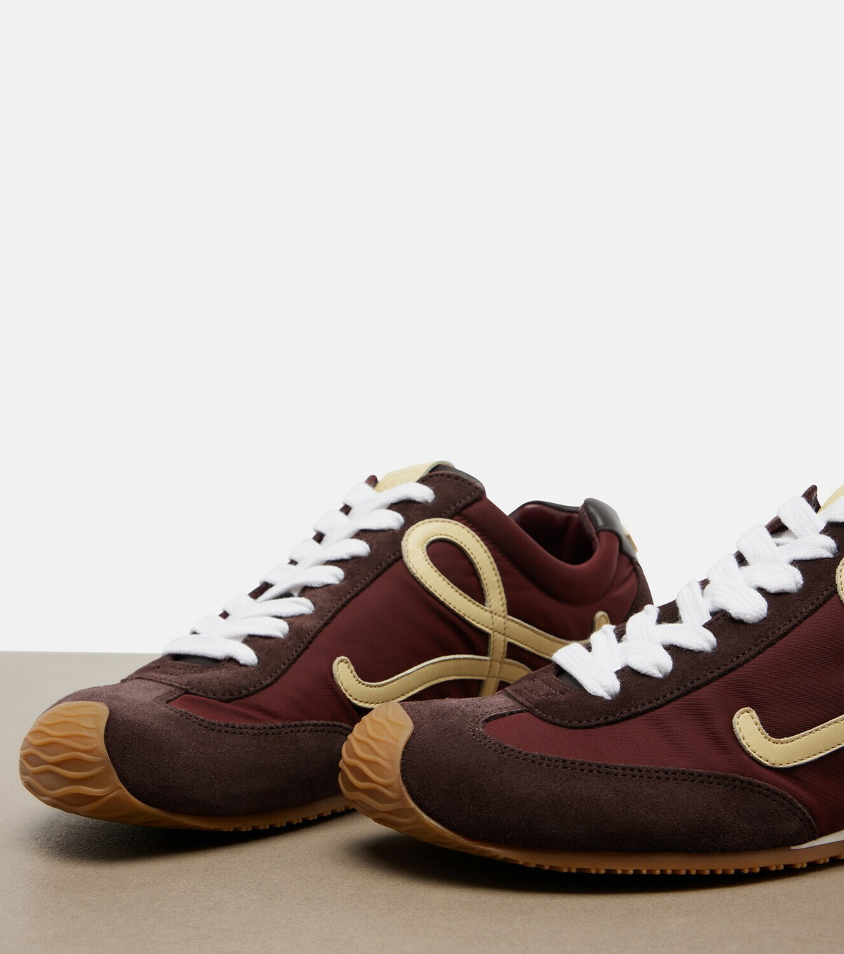 Loewe Ballet Runner 2.0 suede-trimmed sneakers