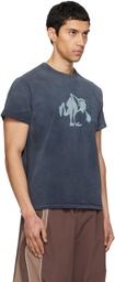 ERL Navy Puke T-shirt