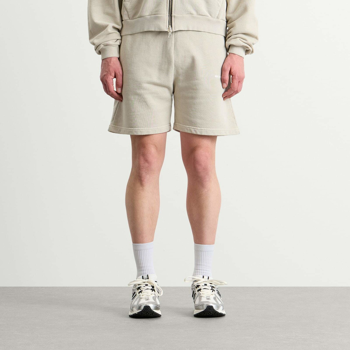 MKI Men's Uniform Sweat Shorts in Pigment Cement