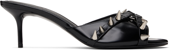 Photo: ABRA Black Heart Heeled Sandals
