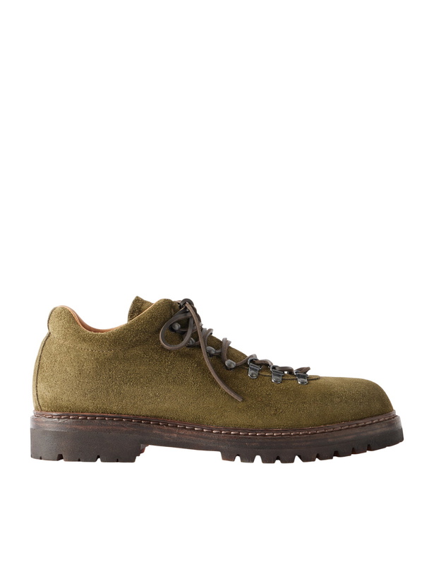 Photo: Officine Creative - Artik Flexi 001 Suede Boots - Green