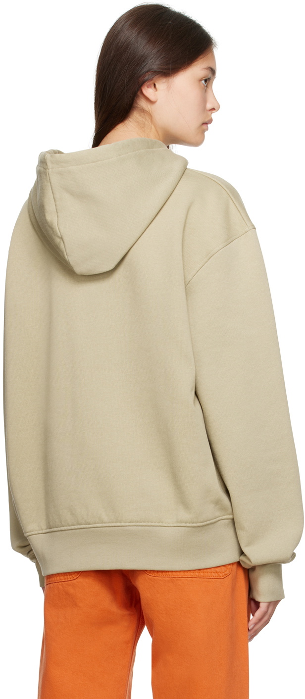 【関税込み】JACQUEMUS カーキ Le Sweatshirt Desenho フーディ Jacquemus Khaki Le Papier 'Le Sweatshirt Jacquemus' Hoodie