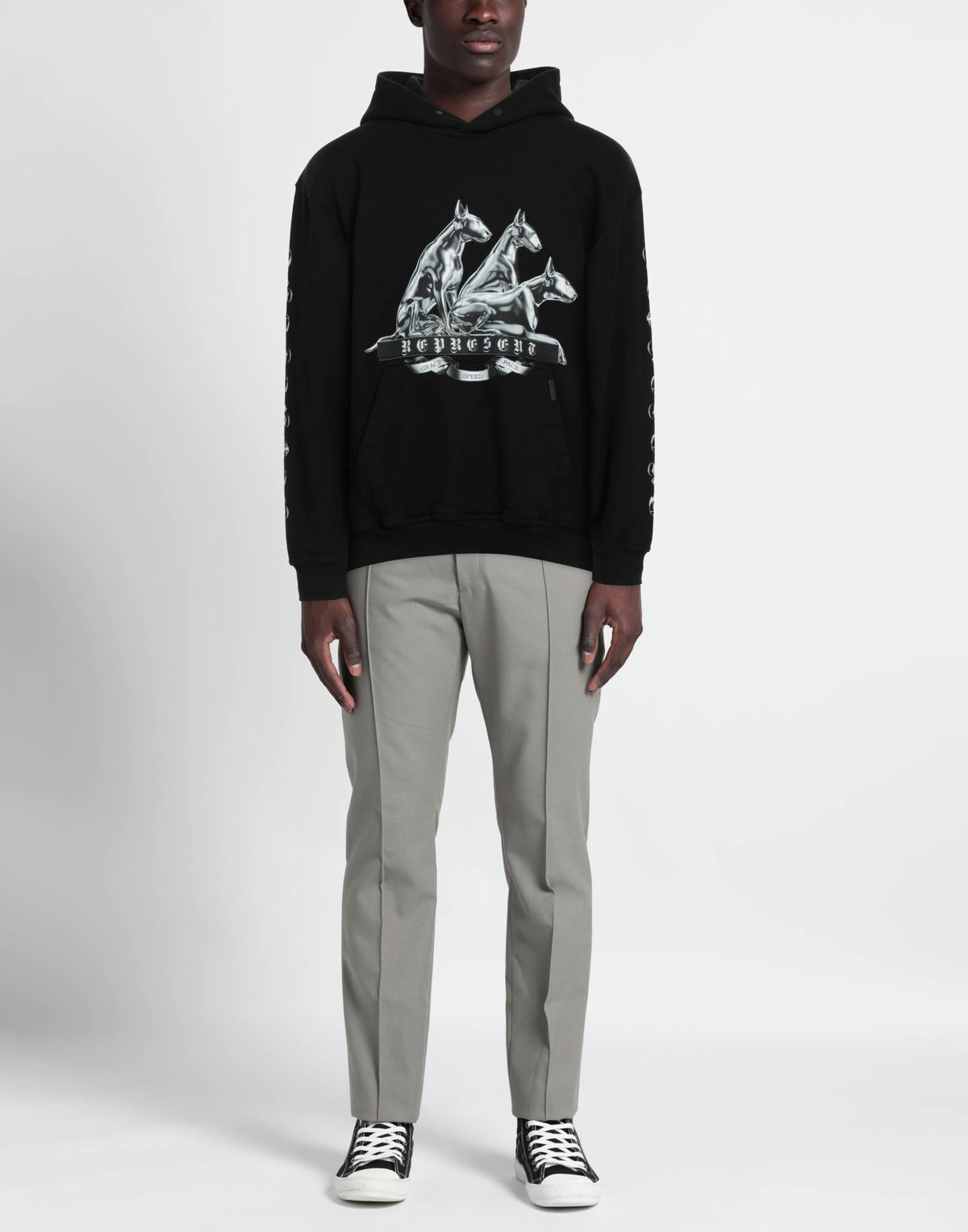 Represent Mens Sweatshirt in Black