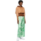 Opening Ceremony Green Allover Marble Trousers