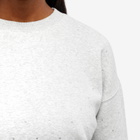 Good American Women's Crystal Allover Crew Neck Sweatshirt in Heather Grey