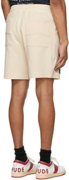 Rhude Beige McLaren Edition Piqué Rhacer Shorts