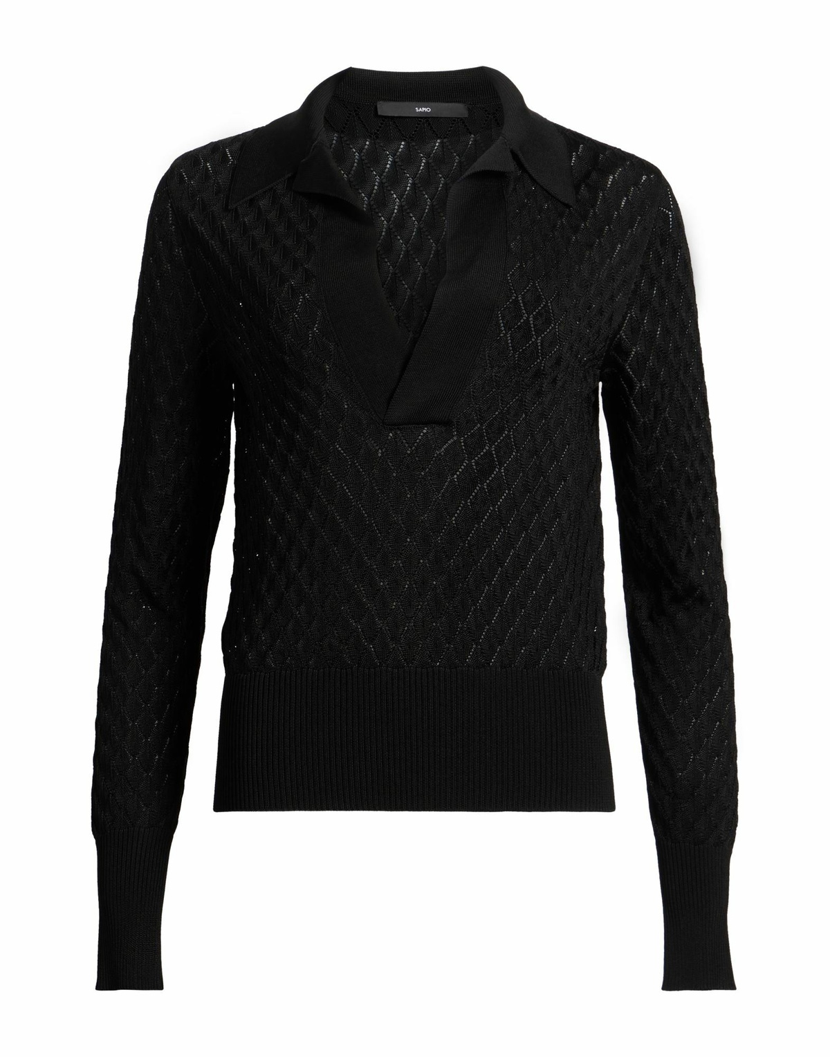 Sapio Womens Sweater in Black