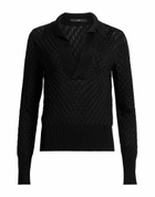 Sapio Womens Sweater in Black