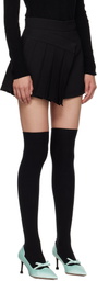 SHUSHU/TONG SSENSE Exclusive Black Pleats Skort