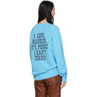 Marc Jacobs Blue Peanuts Edition Linus Sweatshirt