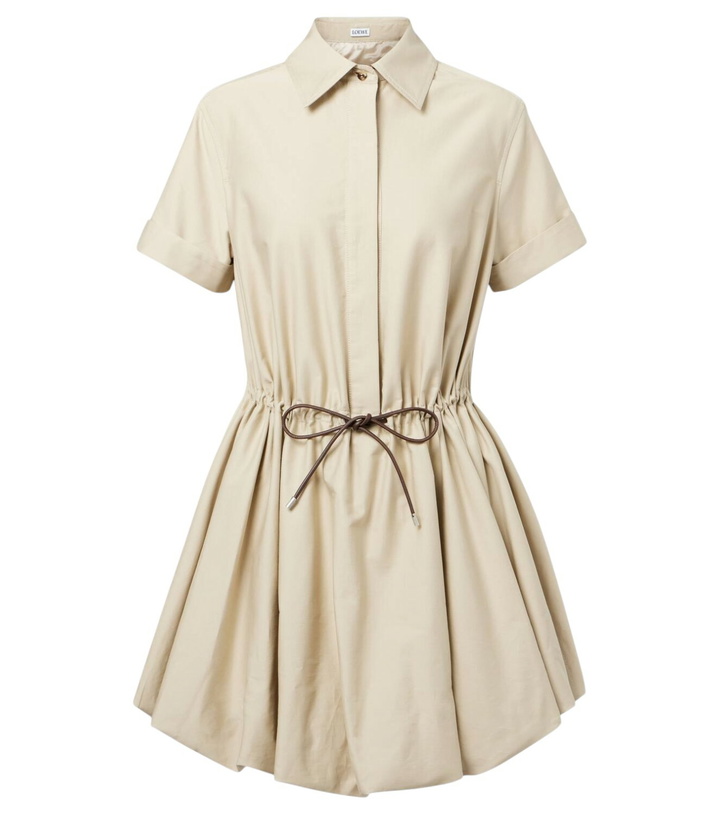 Photo: Loewe Cotton and silk shirt dress
