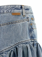 Zimmermann denim Frill Mini Skirt