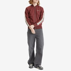 Palm Angels Men's Logo Bomber Track Jacket in Burgundy