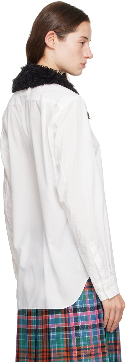 Comme des Garçons Homme Plus White Buttoned Shirt