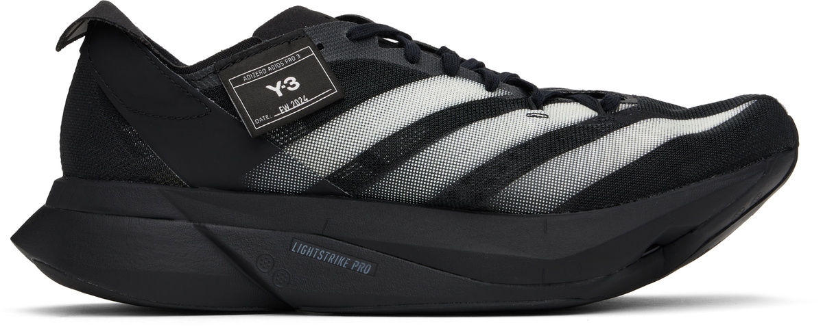 Y-3 Black Adios Pro 3.0 Sneakers Y-3