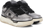 AMIRI Black Pebbled MA-1 Sneakers