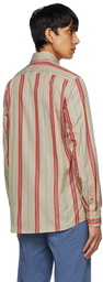 Vivienne Westwood Red & Beige Organic Cotton Shirt