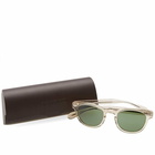 Oliver Peoples Sheldrake Sunglasses in Buff/Green C Vintage