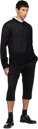 Rier Black V-Neck Sweater