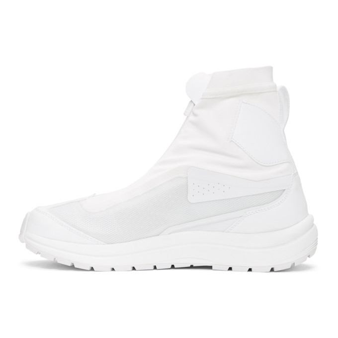 Boris Bidjan Saberi White Salomon Edition Bamba 2 High-Top Sneakers