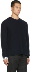 Valentino Navy Wool Sweater