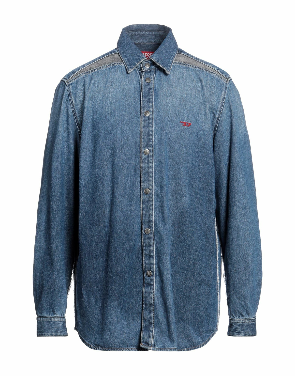 Diesel Mens Denim shirt in Blue