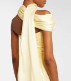 Vivienne Westwood Nova Vixen scarf-detail satin bustier gown