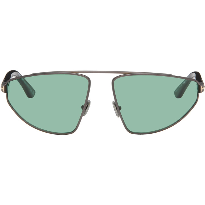 Photo: TOM FORD Gunmetal Parker Sunglasses