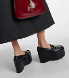 Gucci Gucci Horsebit leather platform loafers